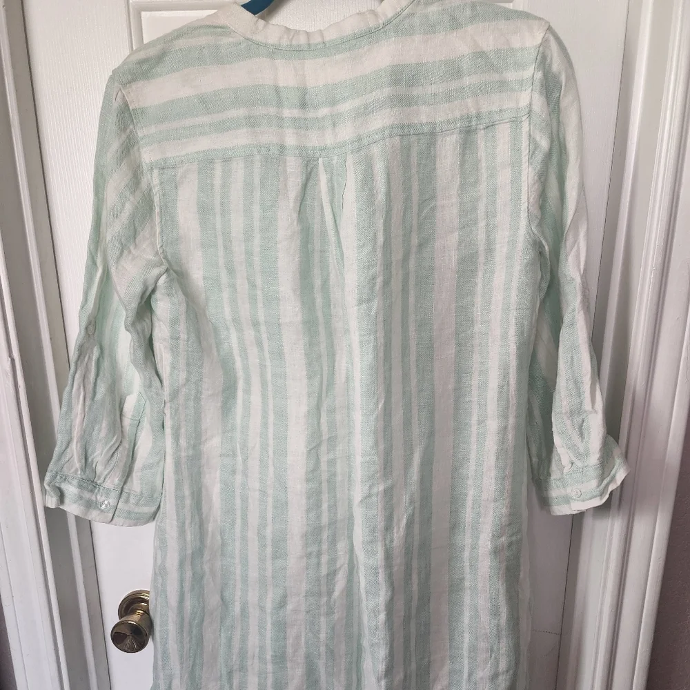 Anthropologie NWOT linen dress shirt - Picture 6 of 8
